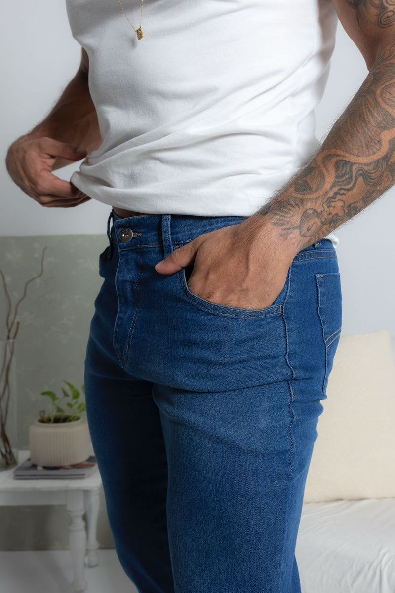 Calça Masculina Jeans Slim