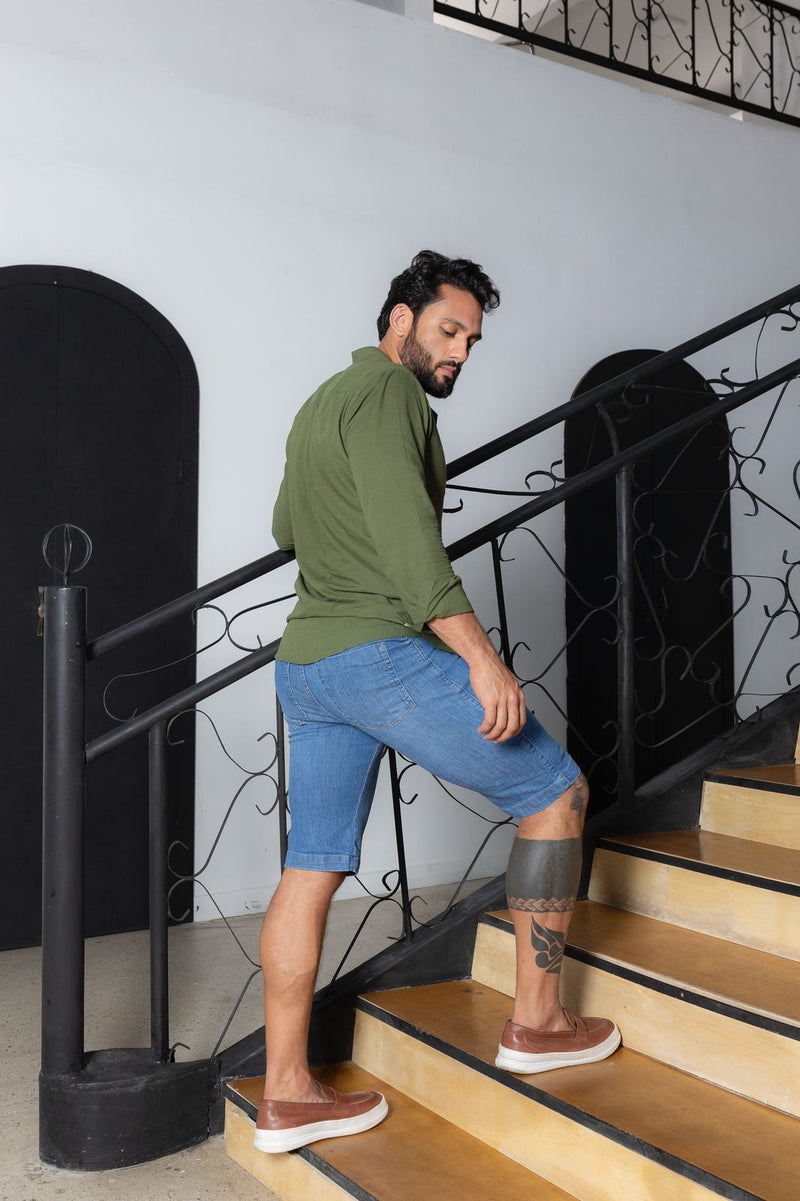 Bermuda Masculina Skinny