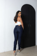 Calça Feminina Jeans Reta