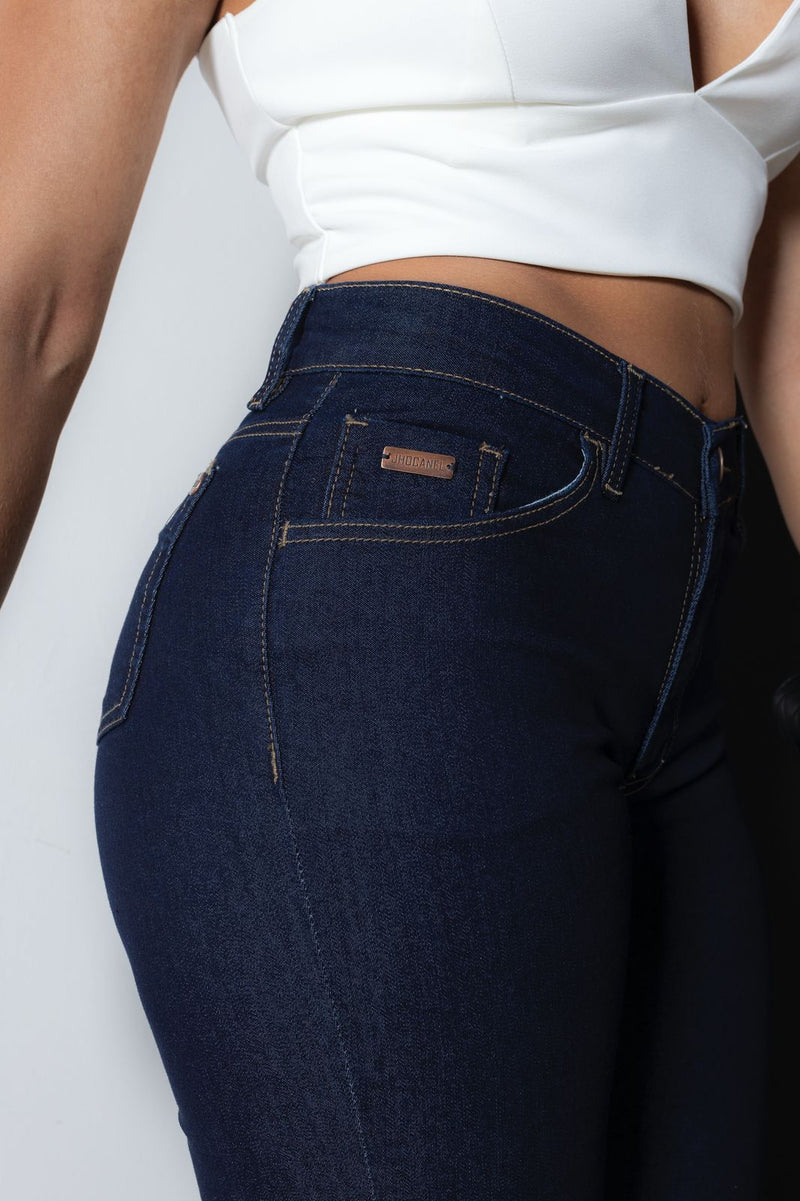 Calça Feminina Jeans Reta