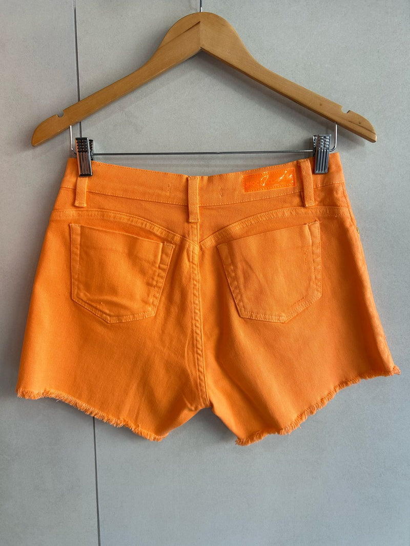 Short Feminino Brim Laranja