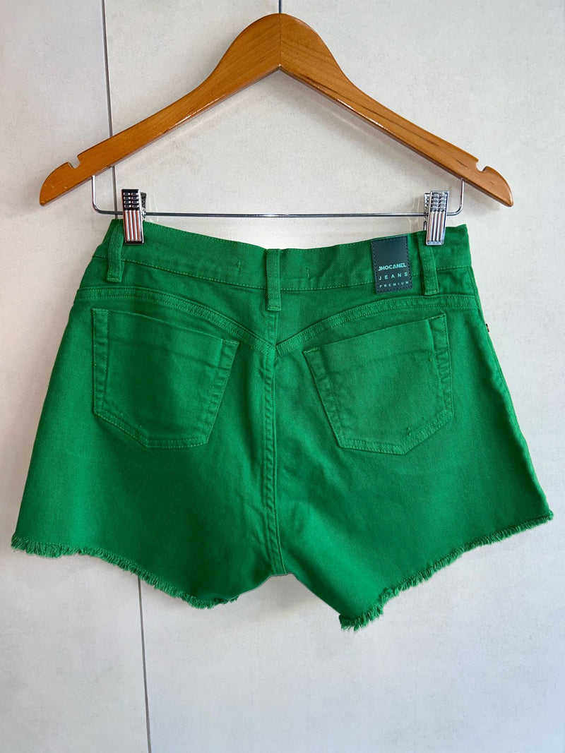 Short Feminino Brim Verde